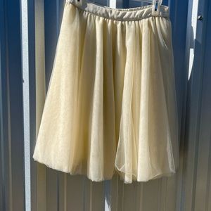 Comme Tol off white tool skirt new with tags